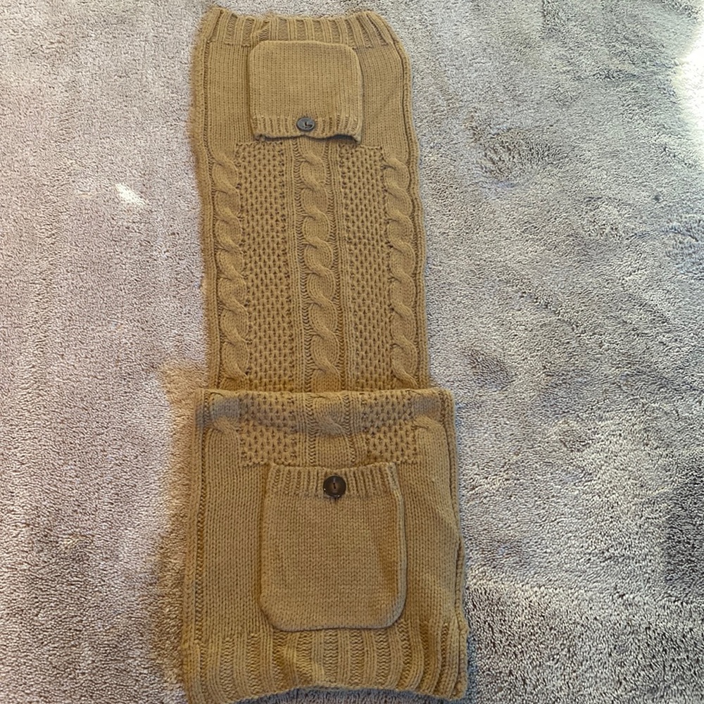 J.Crew brown scarf.